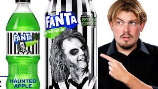 Beetlejuice Beetlejuice Fanta HAUNTED Apple TASTE TEST + REVIEW