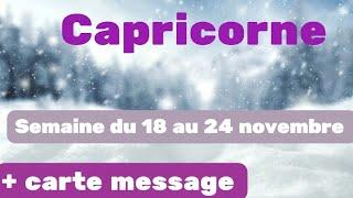 Capricorne semaine du 18 au 24 novembre