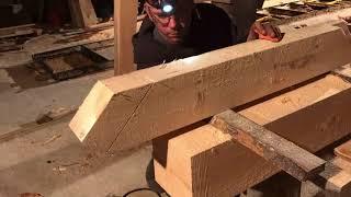 A Timber Frame Vlog #82: A Faster Way to Cut Braces