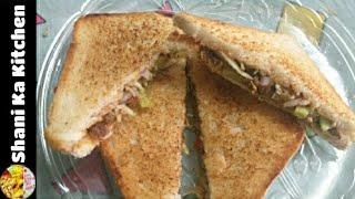 Bread sandwich | Bread shami kabab sandwich | Shani ka kitchen ||