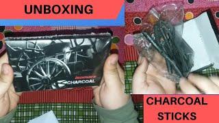 Unboxing ISOMER charcoal Drawing Set | Art By Umang kumar || ART BY UMANG KUMAR