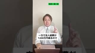 役員報酬を月200万から100万に減額すればいくら節税できますか!? #shorts