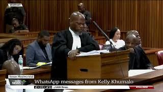 Senzo Meyiwa Trial I Kelly Khumalo's WhatsApp messages read out in court