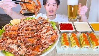 ASMR Soft Shell Crab  Deep Fried Crab EATING SOUNDS | MUKBANG