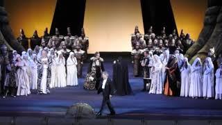 Curtain Call in Nabucco, Verdi. Liudmyla Monastyrska, Sergey Kovnir, Alla Poznyak. Ukraine. 05.29.21