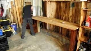 DIY HOW TO MAKE A FREE HOMEMADE WORKBENCH FROM SCRAP.