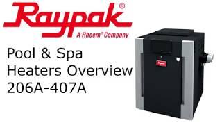 Raypak Pool Heater Overview 206A - 407A
