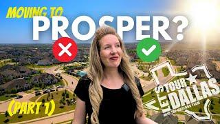 MOVING TO PROSPER, TX in 2024?! ALL YOU NEED TO KNOW! | TOUR of PROSPER: PT 1 | Dallas, TX Suburbs