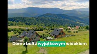 Dom z bali z wyjątkowym widokiem - Beskid Żywiecki | Zawoja