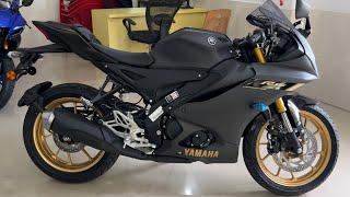 Yamaha R15 V4 Dark Knight | Matte Black | Walk around |