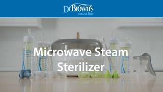 Dr. Brown’s Natural Flow® Baby Bottle Microwave Steam Sterilizer. Sterilize baby bottles in minutes!