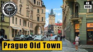 Walking tour of Prague's Old Town on Wednesday  Czech Republic 4k HDR ASMR