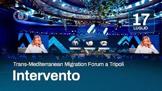 L'intervento del Presidente Meloni al Trans-Mediterranean Migration Forum