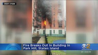 2 treated in Staten Island fire