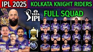 Kolkata Knight Riders Full And Final Squad | KKR Confirmed Players List 2025 | IPL Auction 2025