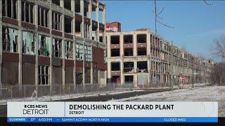 Another round of demolition at the infamous Packard Plant