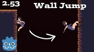 How to make Wall jump/slide in godot very easy (godot tutorial) in 2:53minutes