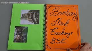 Project of Stock Exchange Business Studies class 12th CBSE Board