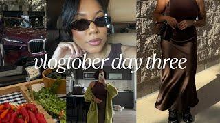 vlogtober day three | farmer's market, get ready with me (makeup & hair), & more | Faceovermatter