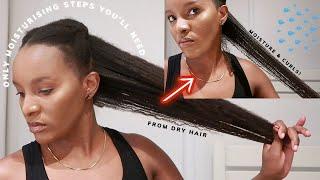 MY MOISTURISING HAIR CARE ROUTINE | SIMPLE STEPS FOR MAXIMUM HYDRATION #naturalhair #haircare