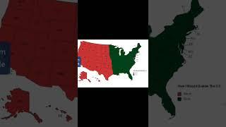 How I Would Divide The U.S #geography #reccomended #shorts