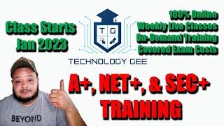 CompTIA A+, Net+ & Sec+ Certification Training