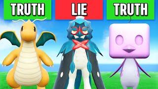 Two Truths One Lie Pokemon Catching Challenge