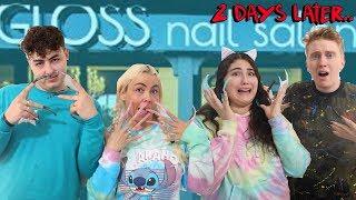 LAST ONE TO WEAR LONGEST NAILS WIN $10,000 challenge!