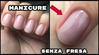 MANICURE SENZA FRESA ECCO COME FARLA| SOLO CON ACQUA|Makolina95|