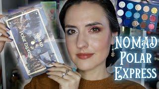 NOMAD POLAR EXPRESS Palette Review! | Swatches, Comparisons & 2 Eye Looks