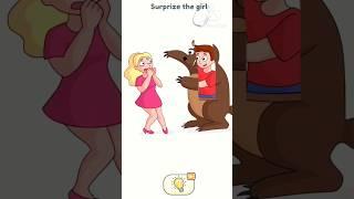 Funny game DOP 2 Suprize the girl #shorts #gaming