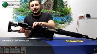 Oqtagon Review Replica sniper SVD Dragunov CM.057S AEG Cyma cod 3080