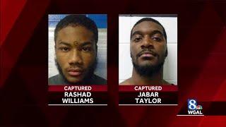 Two fugitives spotted in Lancaster, arrested in Michigan