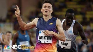 Jake Wightman wins men's 1000m at Diamond League Monaco with meet record | NBC Sports