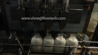 4 HEAD SERVO BASED PISTON FILLING MACHINE - Shreeji Flowtech Systems