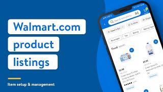 Walmart Marketplace Seller Academy: Product Listings