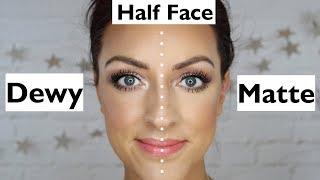 Matte Vs Dewy | Full Face of Comparisons