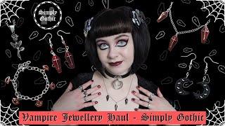 SIMPLY GOTHIC VAMPIRE JEWELLERY COLLECTION - GOTH ALTERNATIVE JEWELLERY - GOTH ON A BUDGET