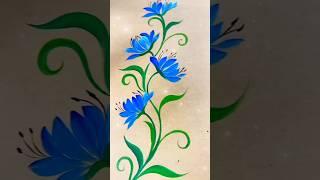 Easy and simple Flower painting tutorial for beginners step by step|flower painting shorts#viral#art