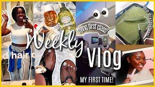 Weekly Vlog | Saying Bye, Room RENO part 2, , A fun Surprise, Brand Trip Prep, Flying FIRST CLASS