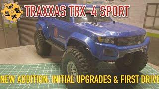 Traxxas TRX-4 Sport | New Addition to Fleet: Initial Upgrades & First Drive