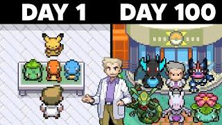 I Survived 100 Days As Professor Oak in This Pokemon Game