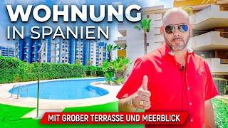 Immobilien Spanien am Meer. Wohnung mit großer Terrasse und Meerblick | Alegria