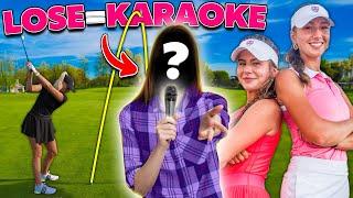 Pros VS Amatures Stroke Play | Losers HAVE to SING | Golf Girl Games