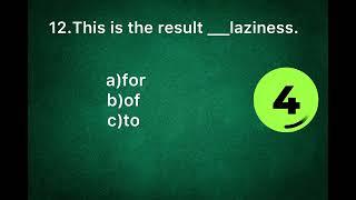 Prepositions |  Here are 20 prepositions questions on English Grammar |Try out and get 20/20‼️‼️‼️