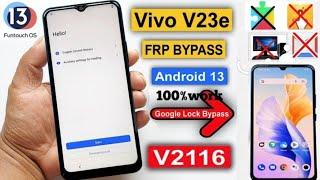 Vivo V23e 5G FRP Bypass Android 13 | New Method 2023 | Vivo V23e frp Bypass Without Pc| 100% work