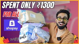 Shopsy shoe challenge Under Rs 199 (5 shoes= Total Rs 1300)