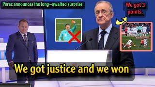 Perez announces a big surprise to Real Madrid after the referee's decisions in the Osasuna match!