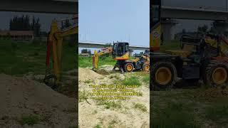 Our patented product backhoe loader from Chinese factory