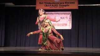 SRI VENKATESWARASWAMY TEMPLE, CHICAGO TELUGU ASSOCIATION, & NATS: DEEPA DANCERS: TRIWAT